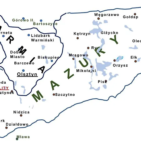 Дом отдыха Mazury - Jezioro Ожиш